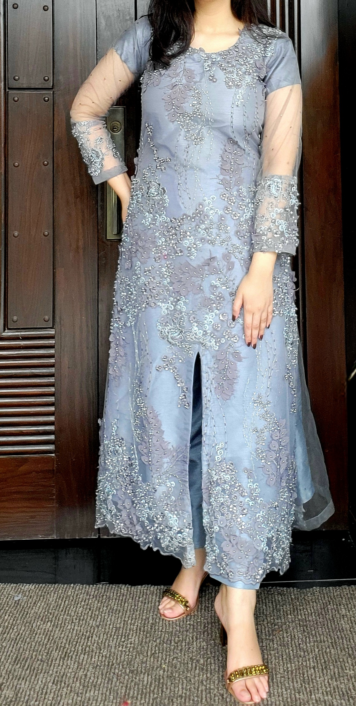 Nurez – 2 Piece 3D Embroidered - Image 2